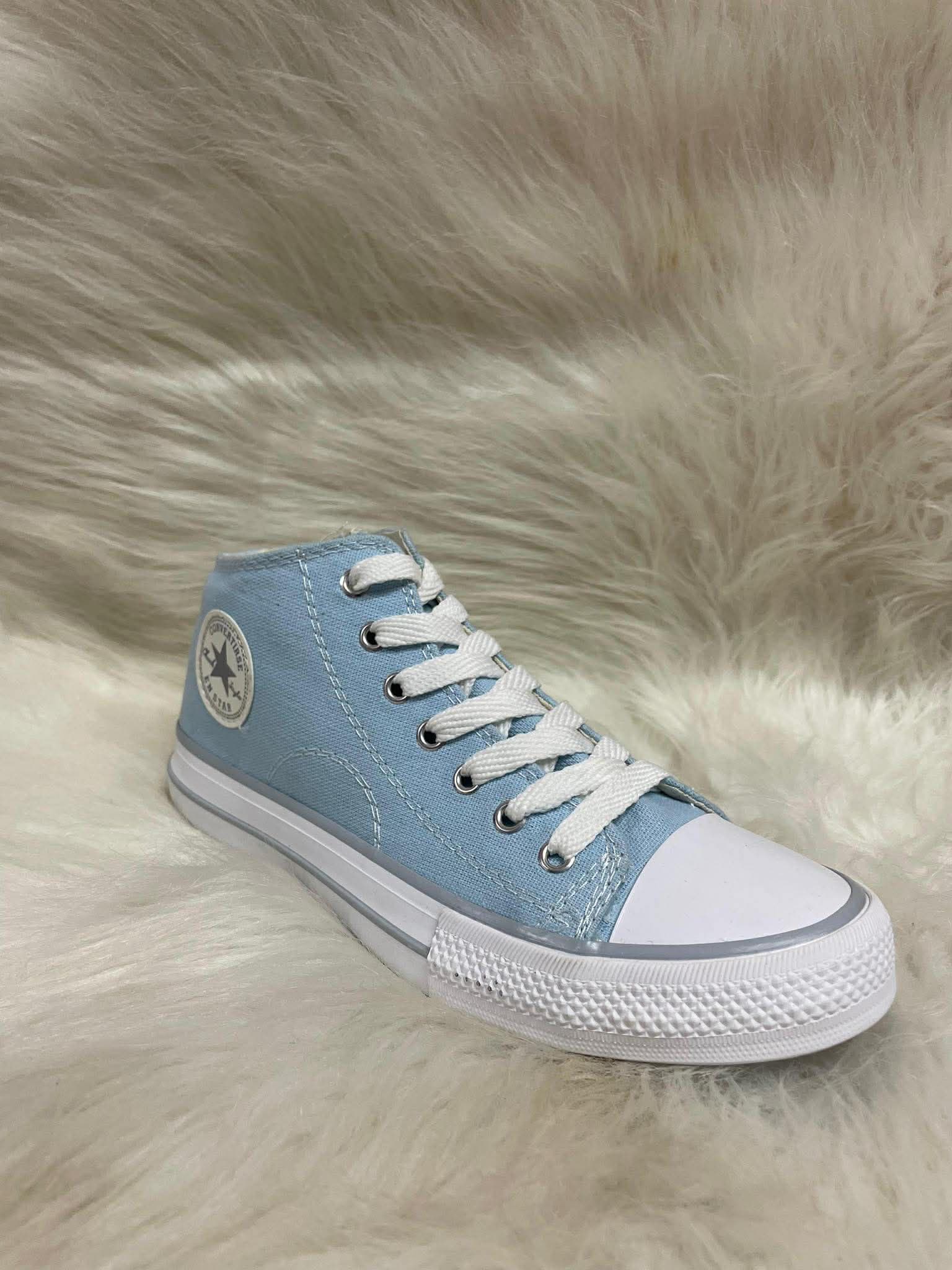 Botita Converse Lona Celeste