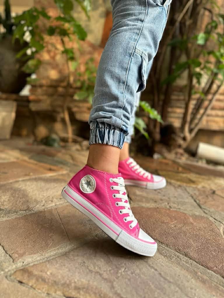 Botita Converse Lona Fucsia